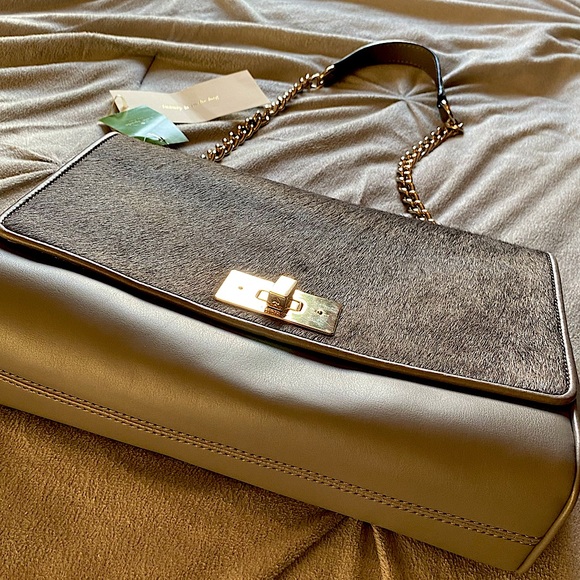 NWT Kate Spade chain purse leather hand bag - Picture 3 of 5